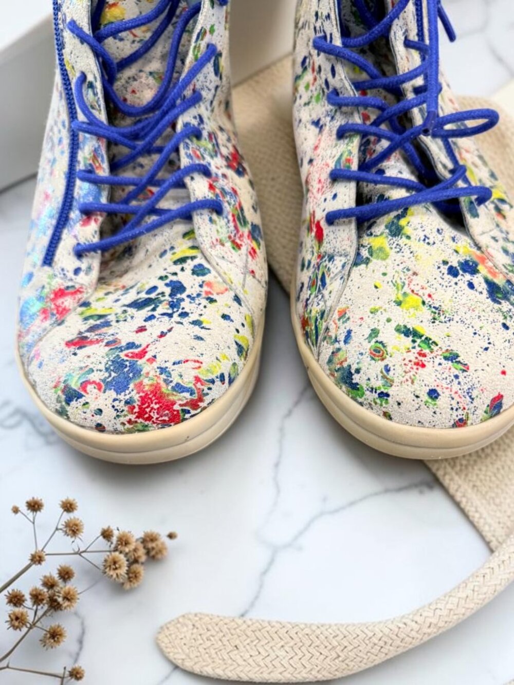 CLOUD Footwear Aika High-Top Leather Sneakers Women's Size 10 EU 41 - Picture 10 of 13